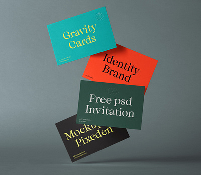 Free Gravity Identity Branding Psd Mockup Set branding design branding mockup card mockup identity design stationery mockup