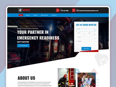 ASPIS Emergency Preparedness | SEM-Optimized Web Design aspis community safety responsivedesign safetyfirst sem design uiux uiux design uxdesign web design webdesign webdesignagency