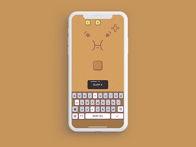 🙀That's how do you type "cat"? burp cat game ios game keyboard letter mobile game mobile game animation mobile keyboard motion graphics quirky typing weird word word game