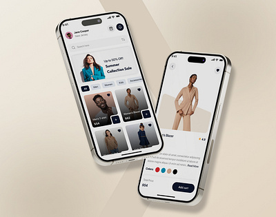 Ecommerce Mobile App🛍️🌟 app design branding clothes design ecommerce ecommerce app fashion app graphic design illustration mobile mobile app online shop online store selling shop app shopping ui uiux