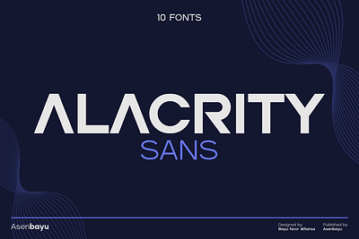 Alacrity Sans Fonts Family branding business contemporary creative display elegant font futuristic geometric identity logo luxury modern professional sans serif technology trendy typeface unique website