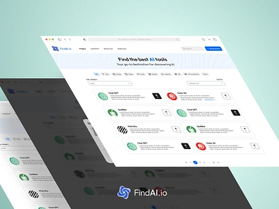 FindAI Desktop sneak peek branding desktop app figma logo ui ux website