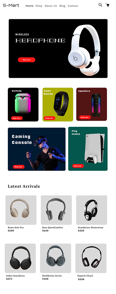 S-Mart- Ecommerce Website