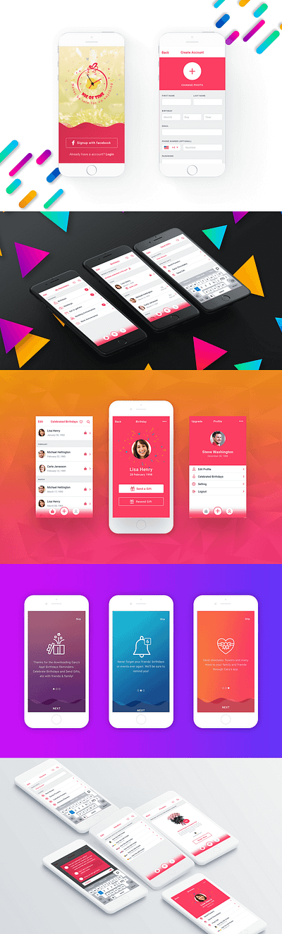 Nic of Time application branding figma graphic design landing page mobile mobile application mobile application design mobile design time mobile design ui uiux user interface website