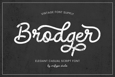 Brodger – Elegant Casual Script Font alphabet calligraphy design display font elegant font fonts handwriting handwritten font script script font signature typography