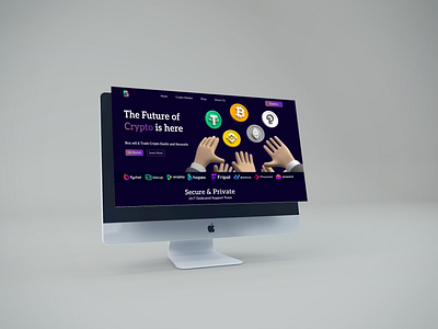 Crypto Website Landing Page branding crypto crypto website landingpage ui website