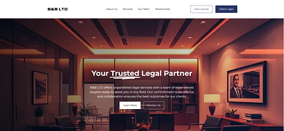 Law Firm Website Design branding ui