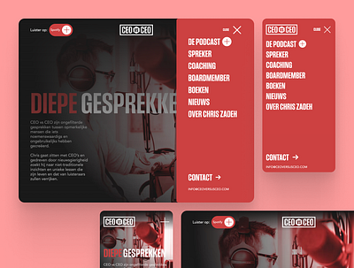 CEO vs CEO - ceo design graphic design landing page menu motion graphics portfolio ui user interface ux