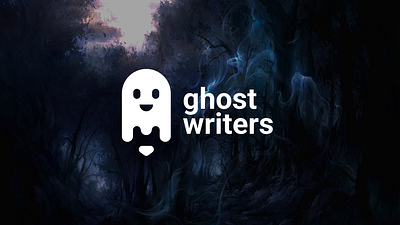 Ghost Writer - Logo & Branding brand identity branding content creative content creator content creator logo content layout content marketing content strategy content writer copywriter creative branding creative logo design ghostwriting graphic design logo concept logo design logo inspiration modern logo social media content web content