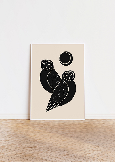 Black Barn Owls ida rezaee