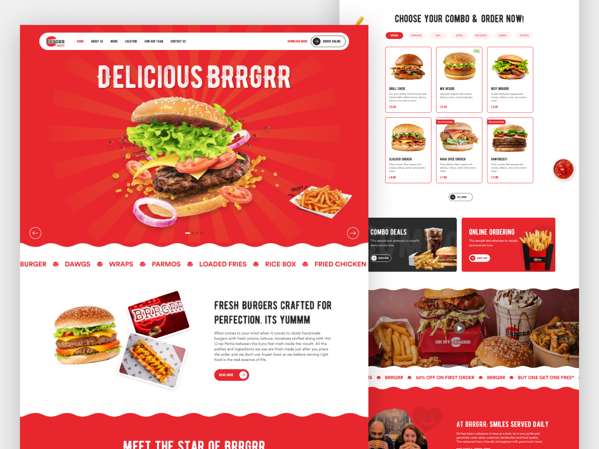 Example of Full Page Website Design (4 5 Pages)