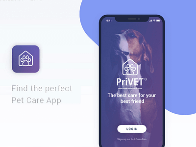 Privet adaptive design android app animal welfare app design dog ios app landing page mobile app design mobile app strategy mobile app ui pet care pet community pet health pet shop pet store pet website puppy uiux design user interface (ui) web interface