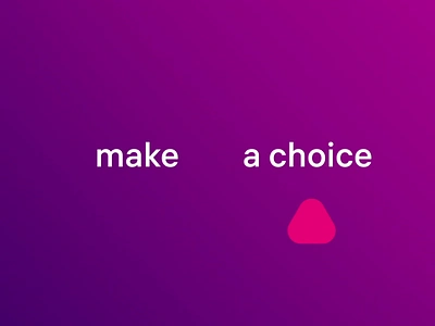 make a choice cursor gif text