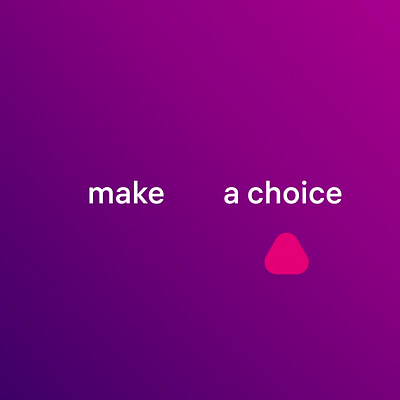 make a choice cursor gif text