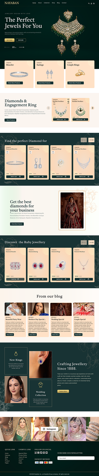 Jewelery Design branding graphic design ui