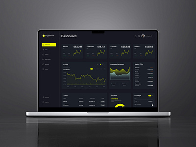 Crypto Dashboard ui