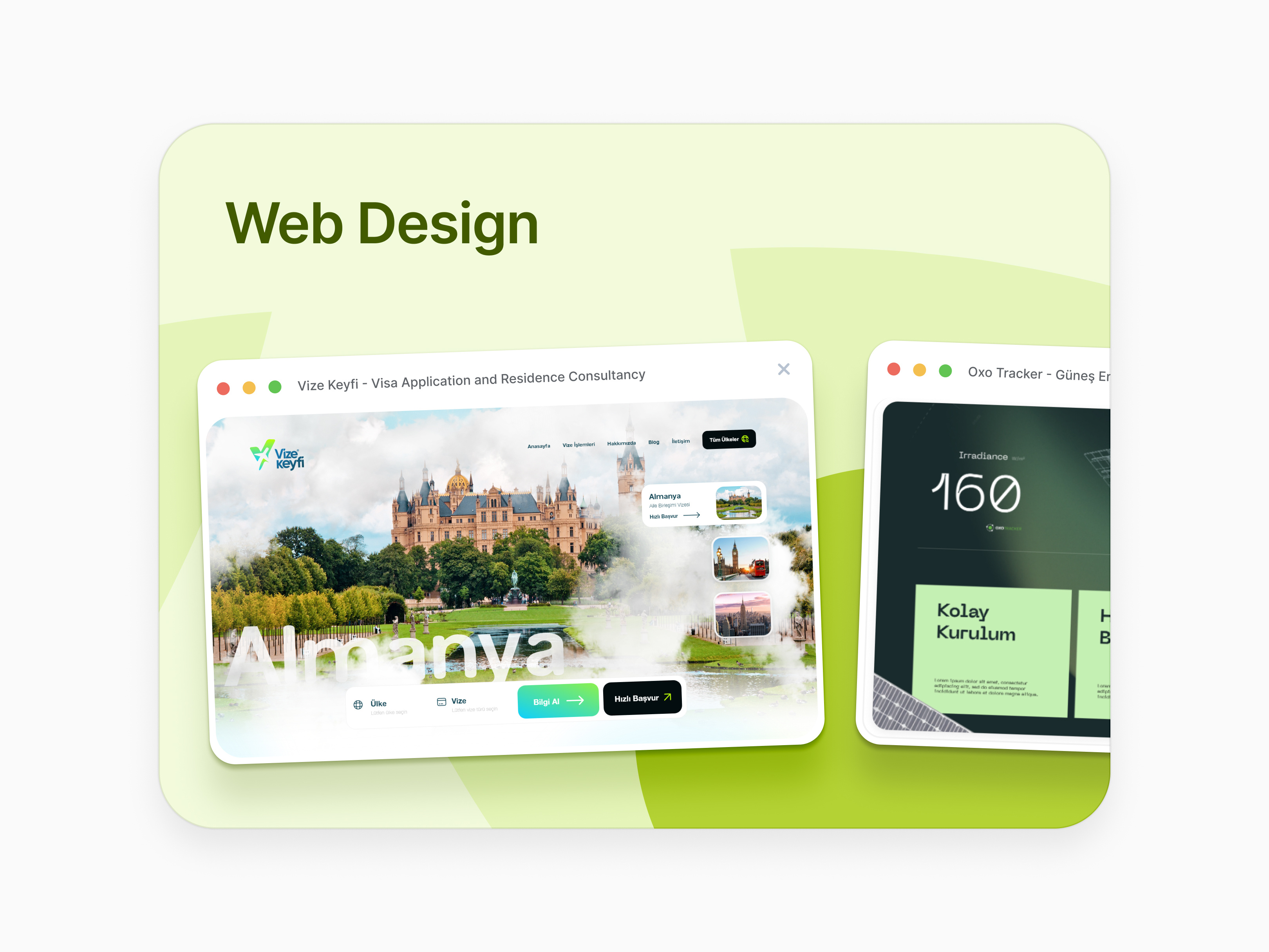 Example of Services Cards ⚡️ WIP