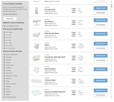 Stuller - Case by Case - UI figma ui ux web design