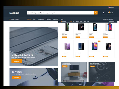 ELECTRONICS E-COMMERCE / STORE DESIGN dropshipping e commerce e commerce website e commerce website design elementor elementor design elementor pro figma landing page landing page design shopify store shopify store design ui ui ux web design web development website design wix