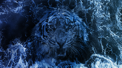 Tiger Manipulation adobephotoshop animation branding graphic design logo motion graphics