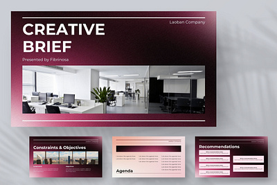 Creative Brief branding brief business creative brief design envato envato elements graphic design keynote marketing pitch deck powerpoint presentation ui