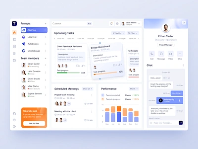 TaskTitan - Product Design for SaaS design interface product service startup ui uiux ux web website