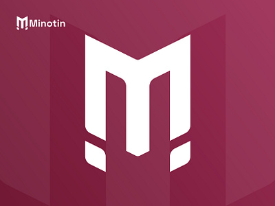 Minotin - Logo Design Concept artificial blockchain branding creative crypto currency decentralized defi firelab focus lab hola lab logo logo design logo designer modern nfts slack technology token web3