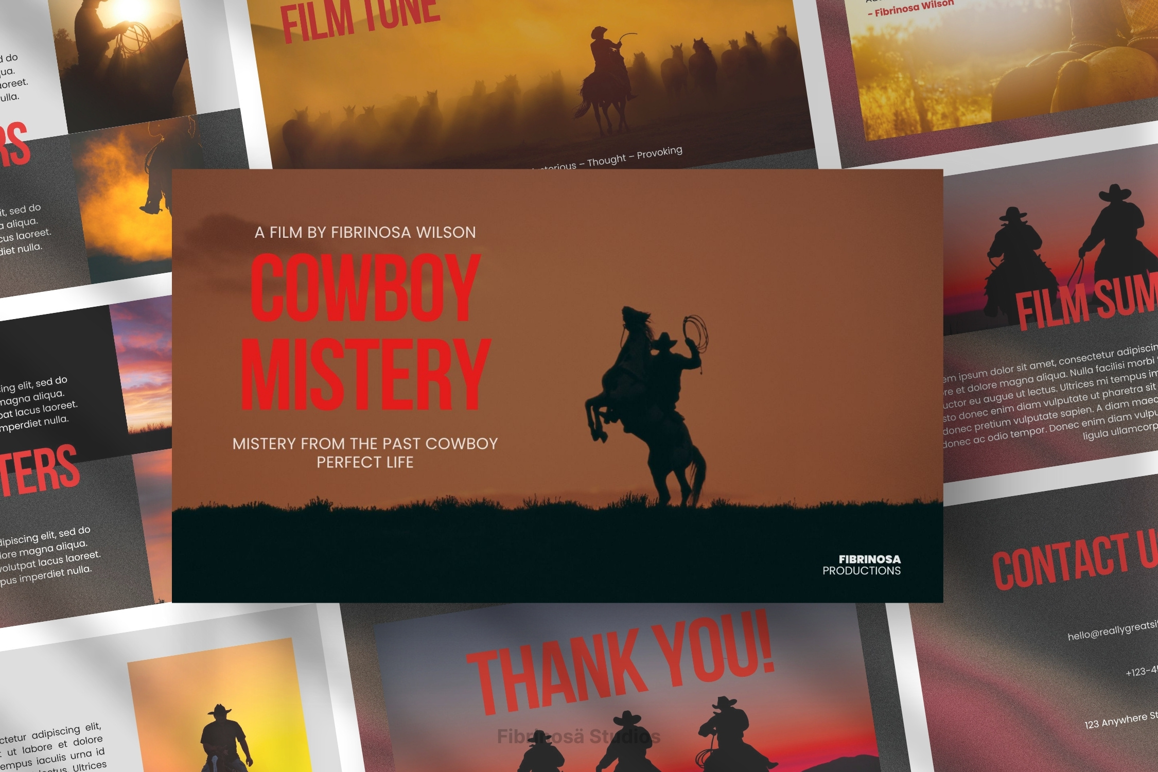 Film Pitch Deck branding business cinema design envato film keynote marketing netflix pitch deck powerpoint presentation series teaser trailer