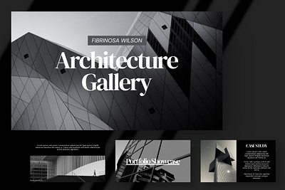 Architecture Gallery architecture branding business dark design elegant engineer gallery keynote marketing mockups pitch deck powerpoint presentation