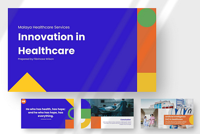 Healthcare Presentation bauhaus branding business design global health health health care keynote marketing medical medicine pitch deck powerpoint presentation unicef who