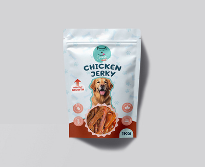 CHICKEN JERKY - DOG TREAT STANDUP PACKAGING POUCH DESIGN brandingforpets creativepackaging custompackagingdesign designfordogs designforpets dogfooddesign foodpackagingdesign healthypetdesign jerkypackaging labeldesign modernpackaging packagedesignlovers packagingdesign packaginginspiration packagingmockup petbranding petfoodpackaging petpackaging petproductdesign pettreatpackaging