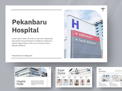 Hospital Profile branding business clinic company profile design health healthcare hospital keynote marketing medical medicine pitch deck powerpoint presentation profile