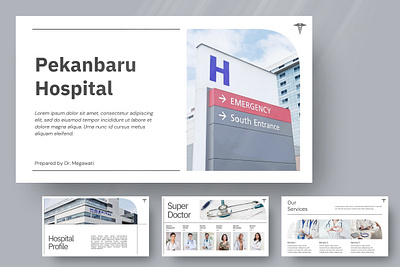 Hospital Profile branding business clinic company profile design health healthcare hospital keynote marketing medical medicine pitch deck powerpoint presentation profile