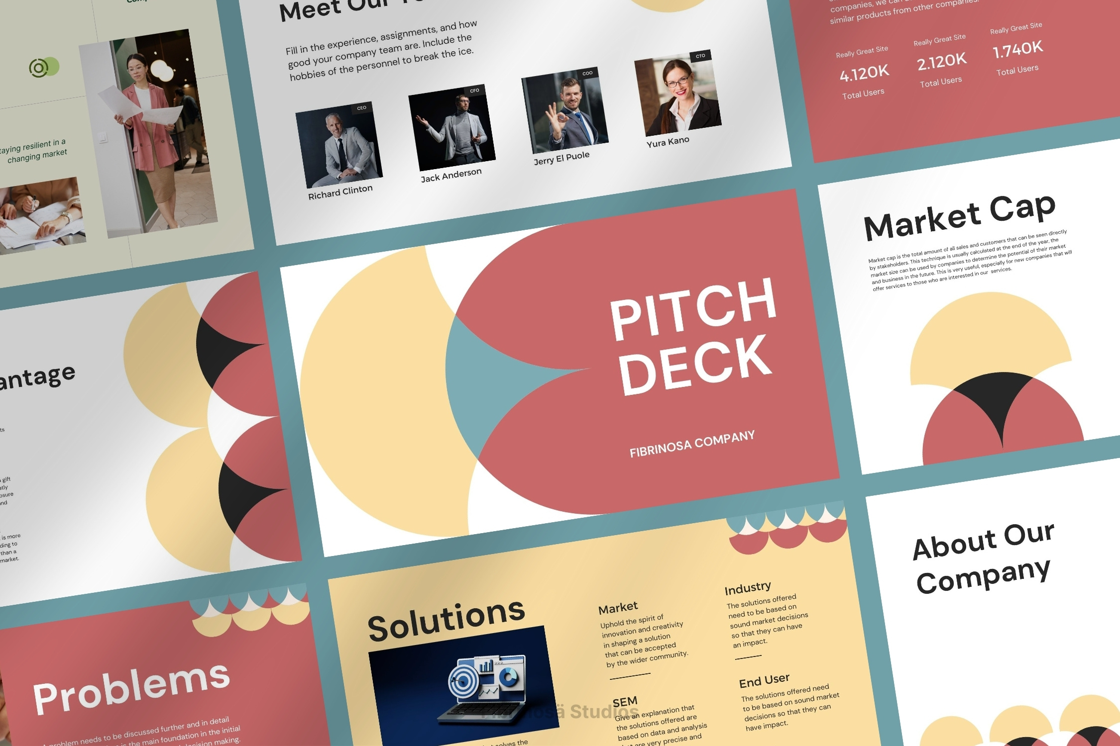 Pitch Deck branding business design illustration keynote marketing pitch deck powerpoint presentation