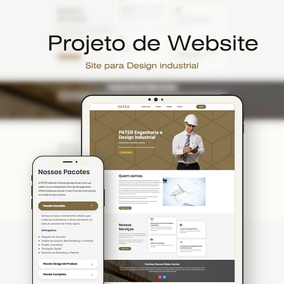 Projeto entregue para cliente de Design Industrial graphic design ui website