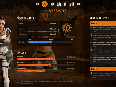 Wild West game design game game design graphic design ui