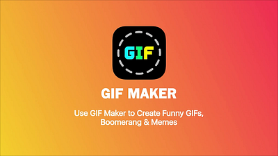 Gif Maker App Preview Video for Playstore android video animation app animation app preview app preview video app video motion graphics playstore video crop video crop app video crop app video