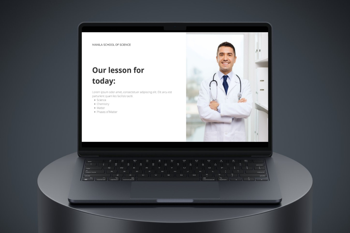 School of Medicine branding business design doctor keynote marketing medical medicine pitch deck powerpoint presentation science