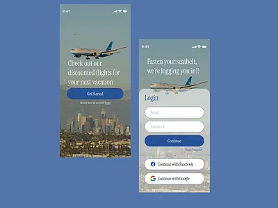 Travel App Login app app design booking booking app design login login mobile mobile app travel travel app ui ui design ux ux design