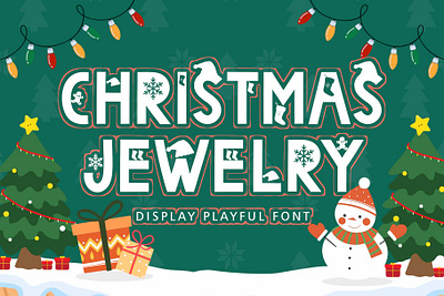 Christmas Jewelry beautiful branding christmas design display font font design graphic design handwritten holiday illustration logo santa ui winter