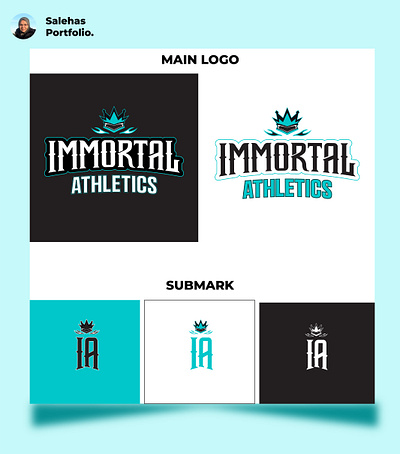 Brand design for Immortal Athletics