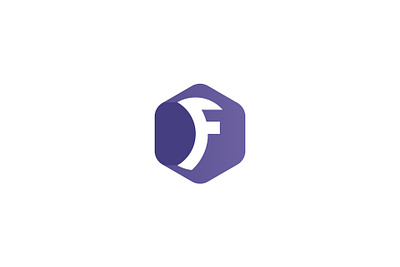 letter f logo badge