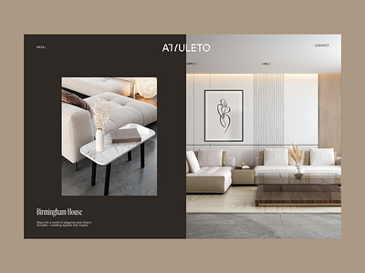 Amuleto - Interior Designer aesthetic website branding interior designer luxury neutral person branding responsive design ui design ux design web design