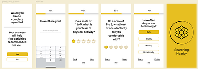 Experience Optimization Questionnaire - GetGolden design design thinking figma graphic design human centered design survey ui