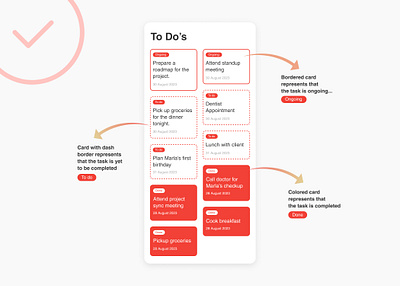 To-do list UI app concept design todo ui uidesign uiux userinterface