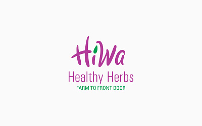 Hiwa Healthy Herb - Visual Identity Design agricultural products brand logo canadian agricultural brand from farm to home hiwa hiwa healthy herb mohammad mohsen khezri mohsen khezri vancouver آموزش طراحی نشانه نوشتاری طراحی لوگوتایپ برند کشاورزی طراحی لوگوتایپ دست آزاد طراحی نشانه نوشتاری کشاورزی محسن خضری