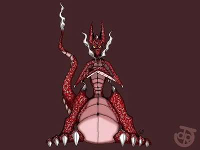Smoking Dragon illustration