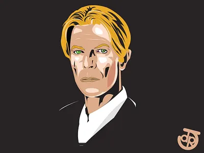 Bowie illustration vector art