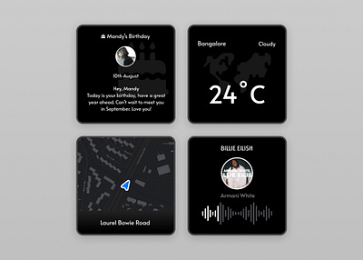 Widgets UI app concept design ui uidesign uiux userinterface widgets