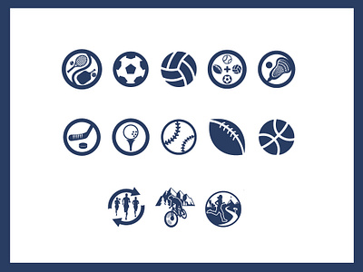 Sports Icons illustration vector art